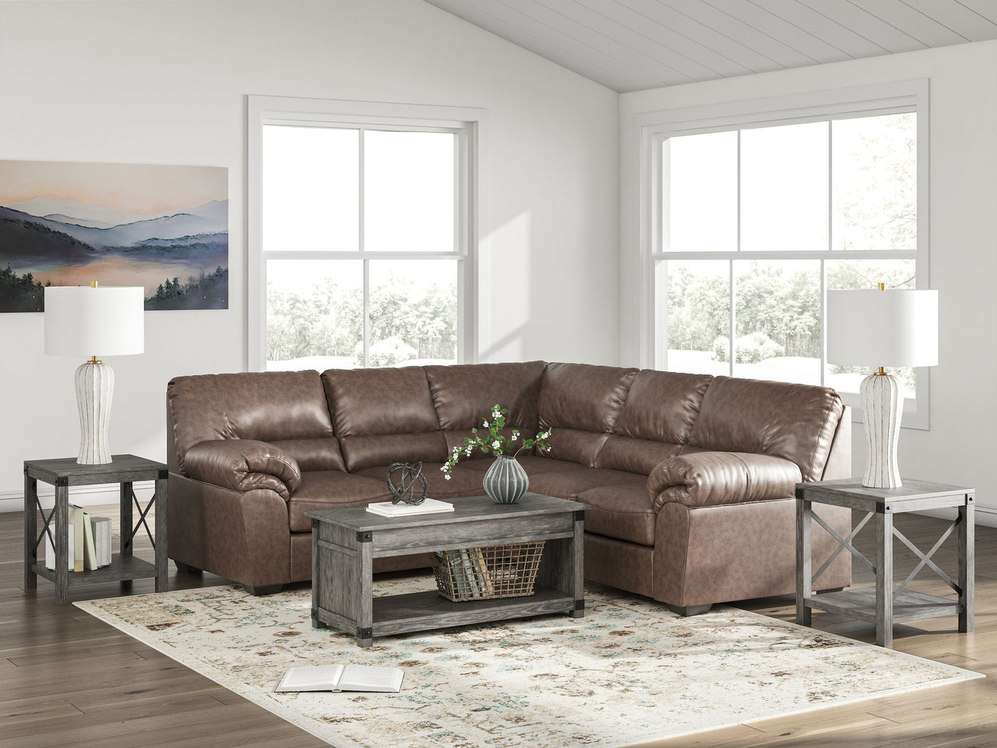 WillowBend Umber Sectional