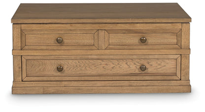 Sharlance - Lift Top Cocktail Table - Light Brown