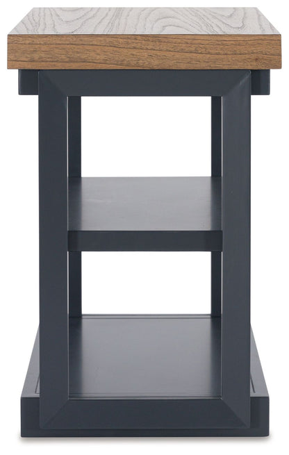 Landocken Brown / Blue - Occasional Table Set (Set of 3)