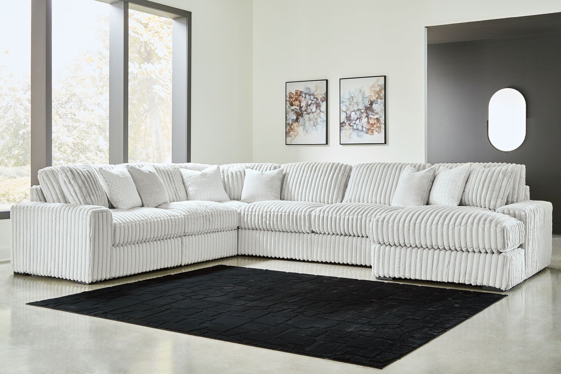 Modern Fabric Sectional