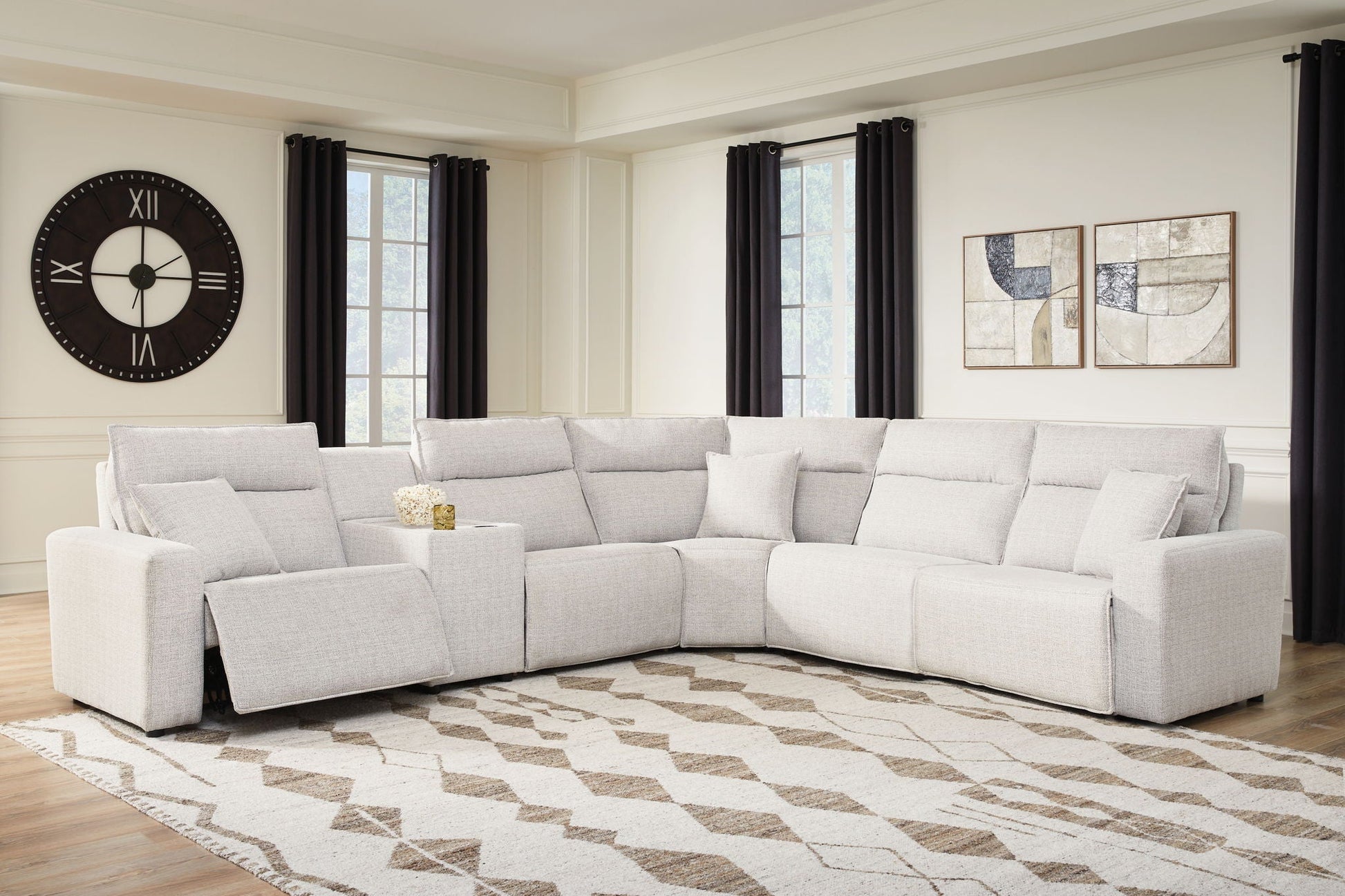 Modern Fabric Sectional