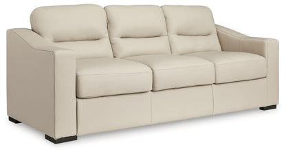 Modern Leather Match Sofa