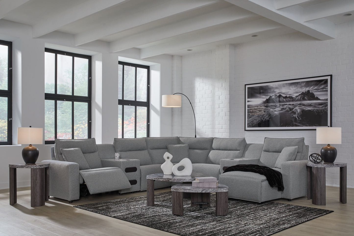 Modern Fabric Sectional