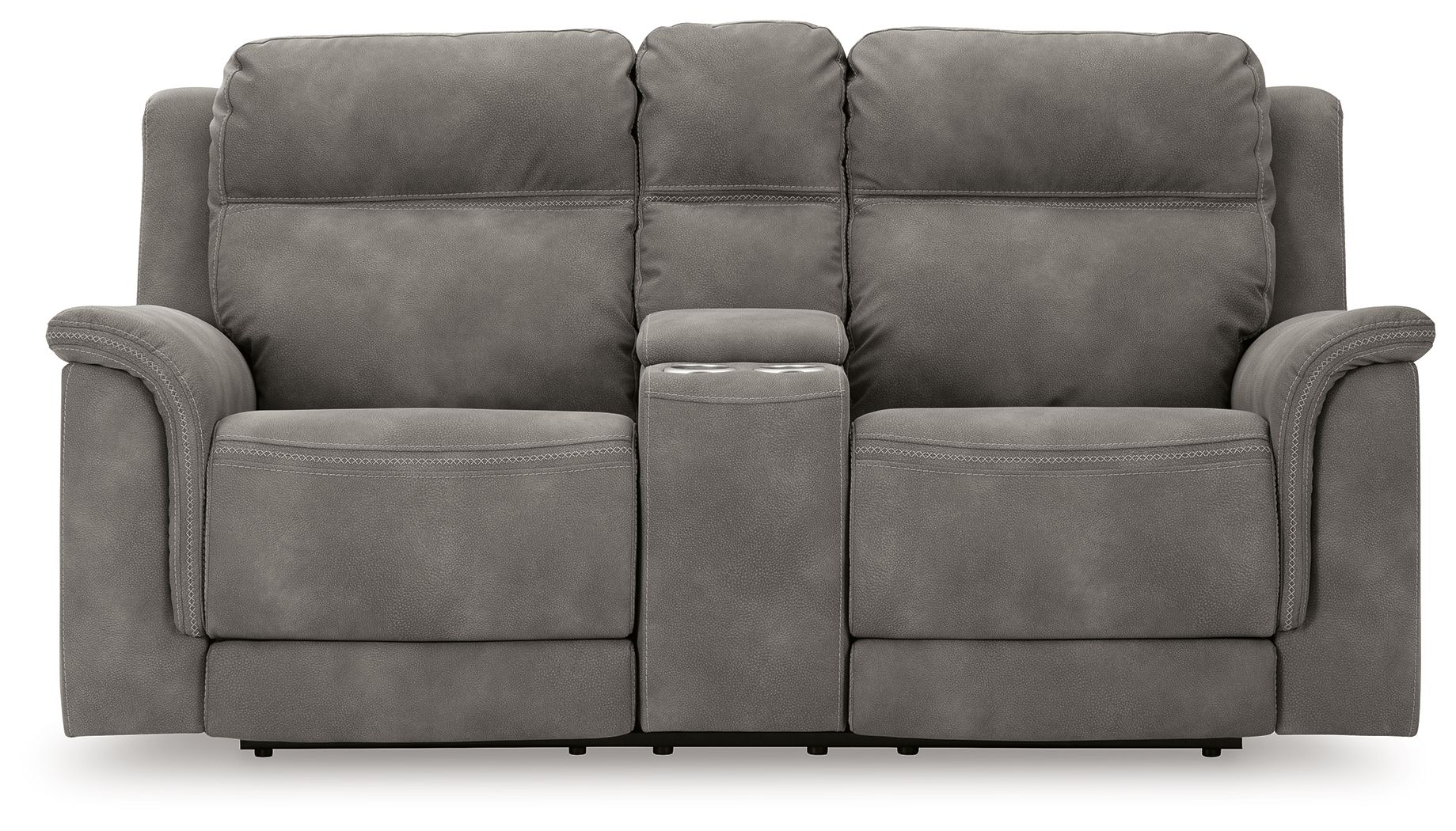 Modern Microfiber Loveseat