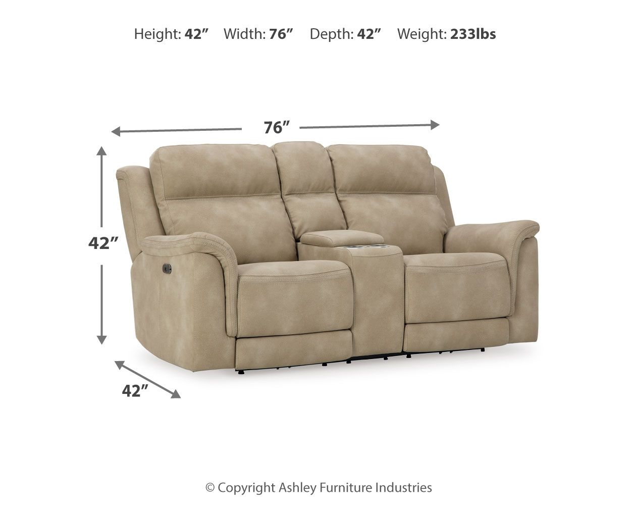 Modern Microfiber Loveseat
