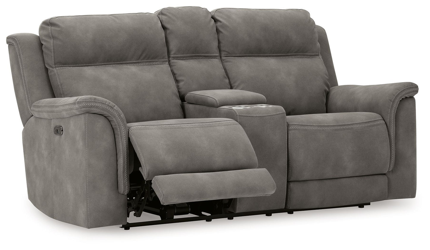Modern Microfiber Loveseat