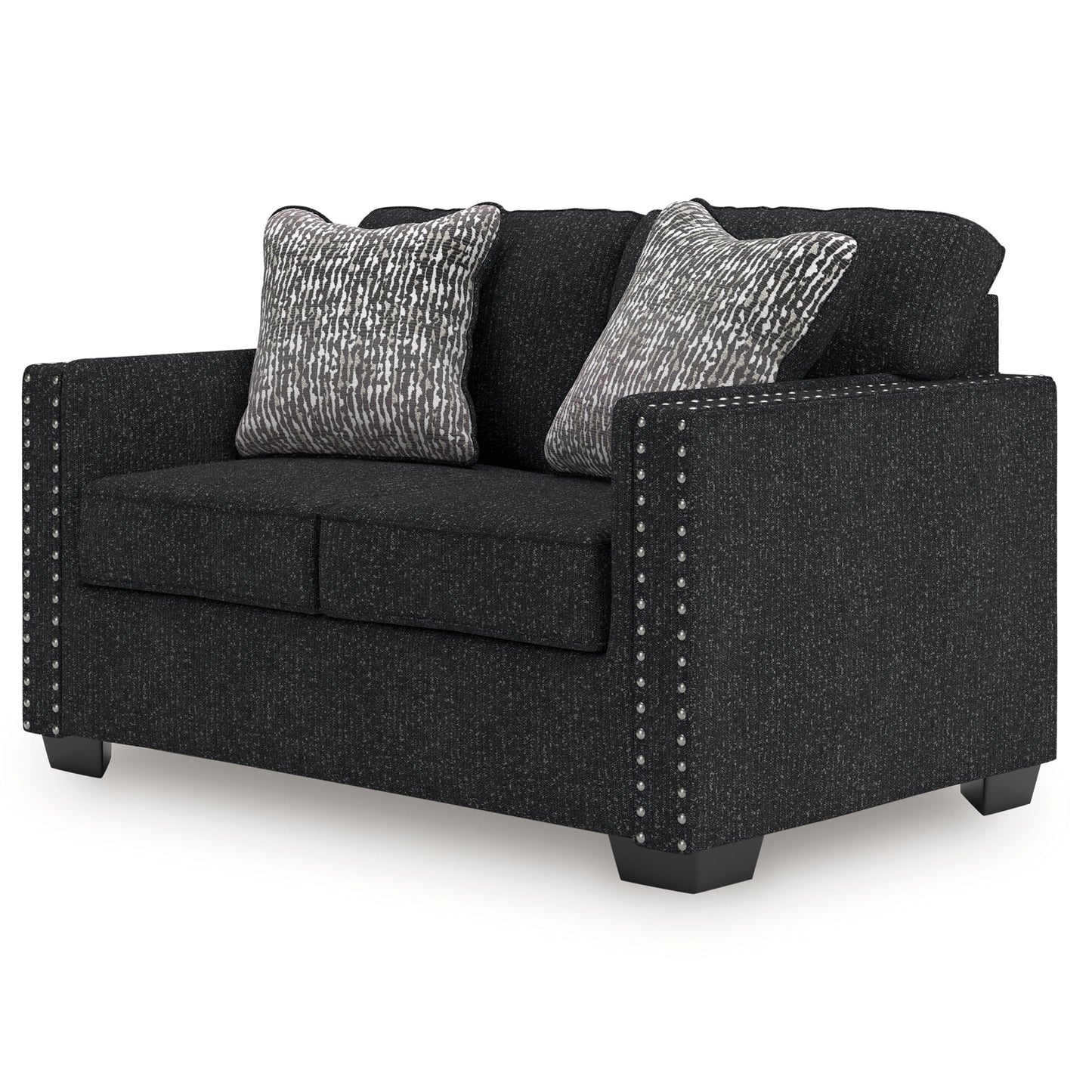Jasmine Peaks - Loveseat - Coal