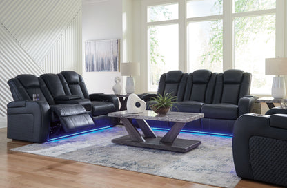 Shadow Storage Reclining Sofa And Loveseat - side view