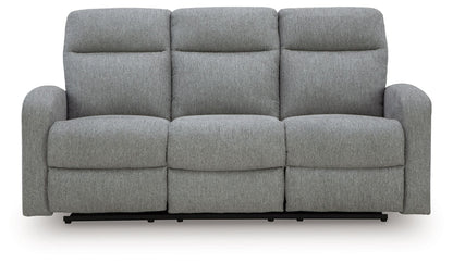 Gauntlet - Reclining Sofa - Sterling