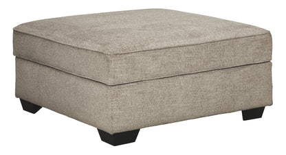 Bovarian - Ottoman With Storage - Stone