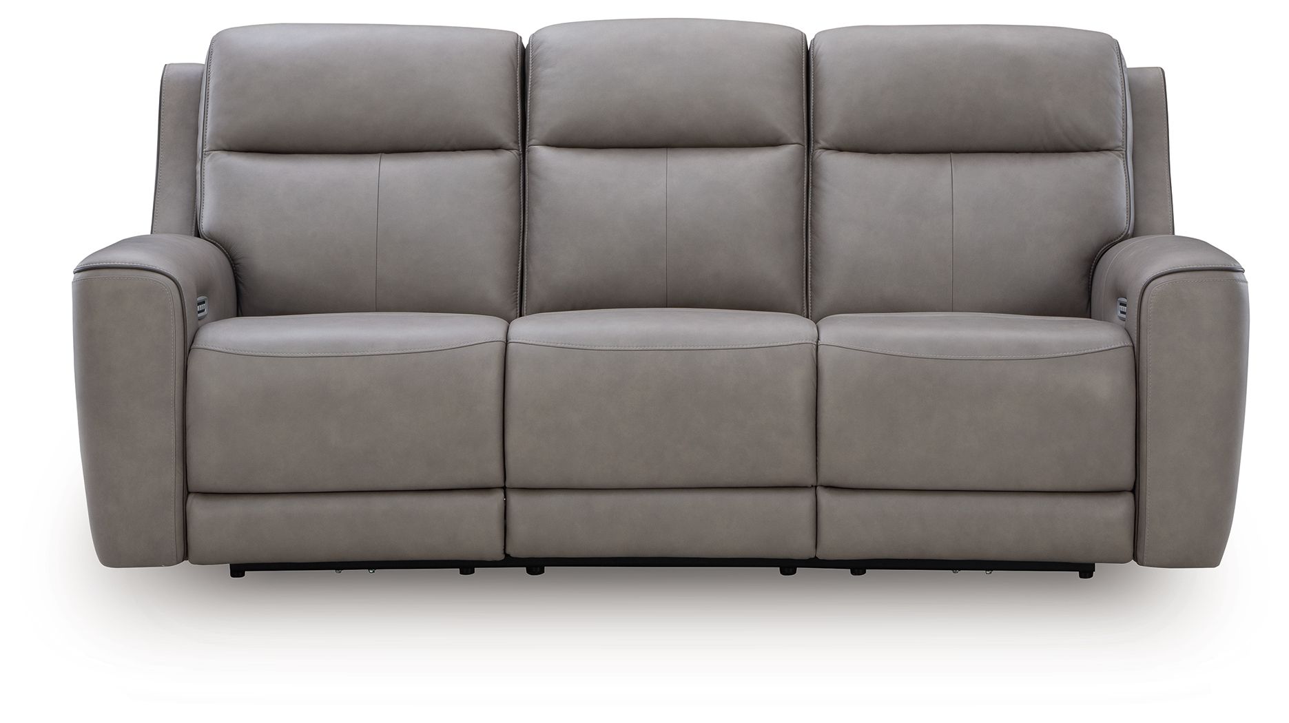 Modern Leather Match Sofa