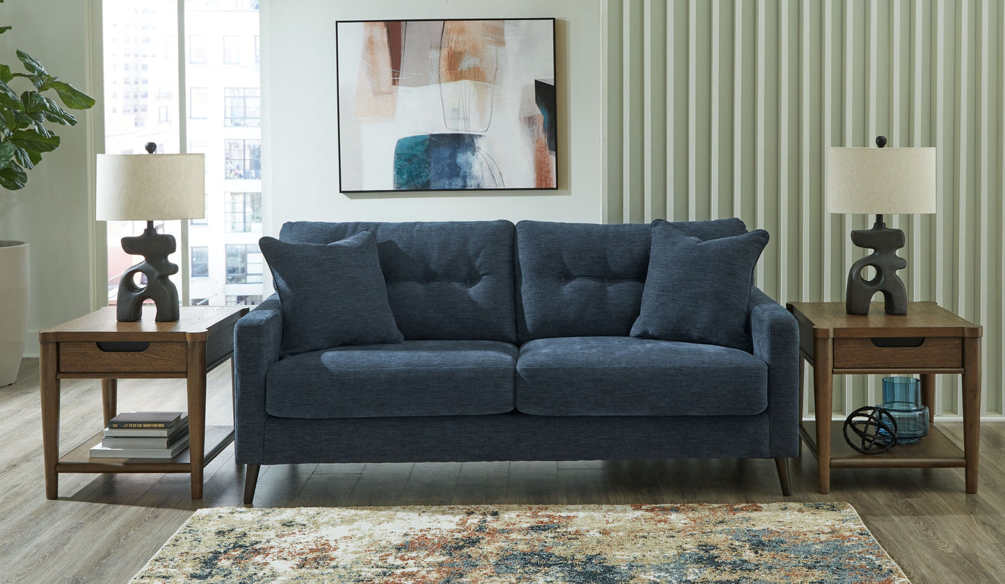Navy Stationary Sofa And Loveseat - view 5