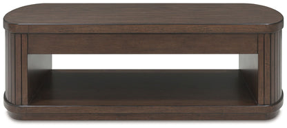 Korestone - Lift Top Cocktail Table - Dark Brown