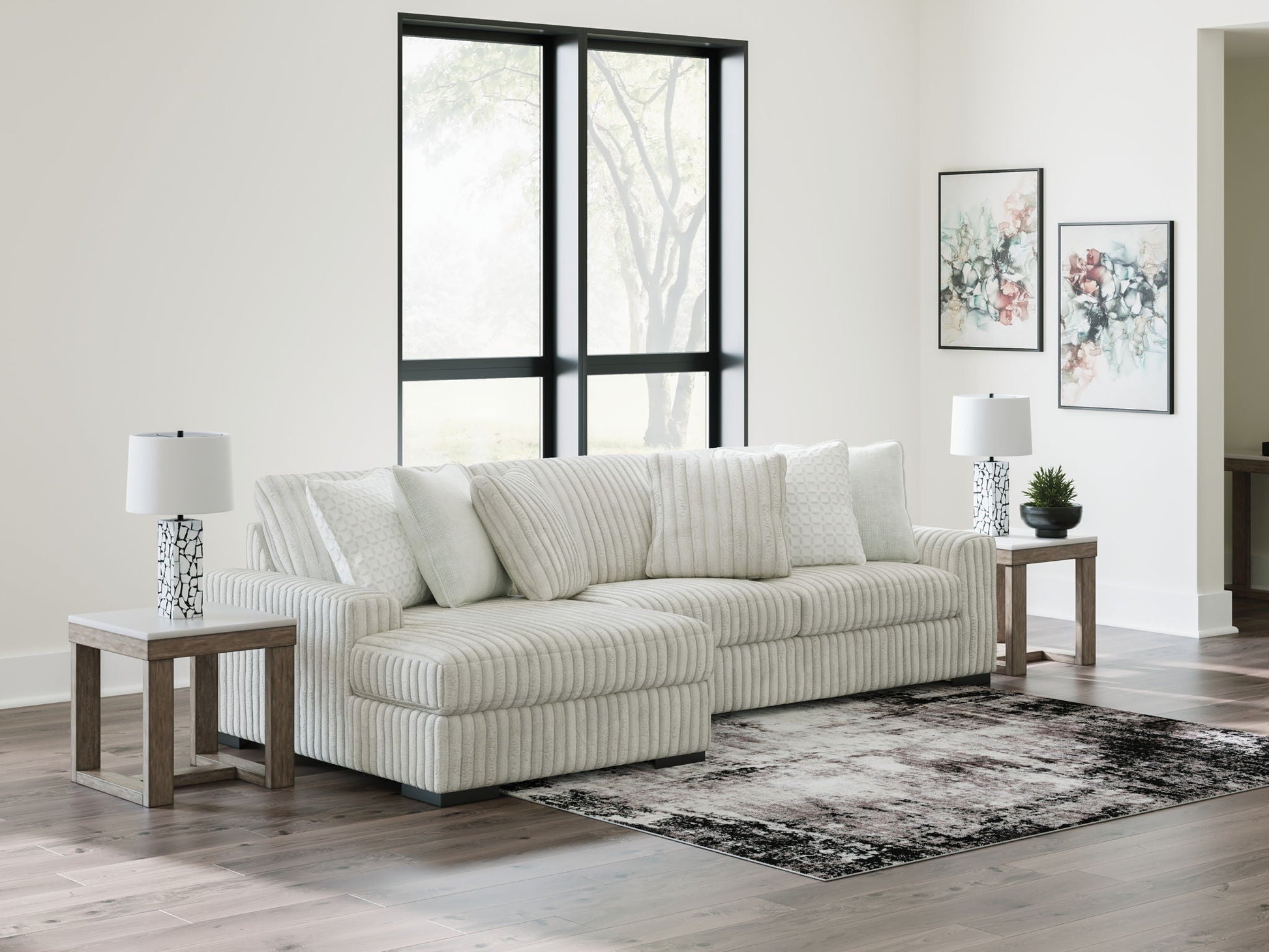 Modern Fabric Sectional