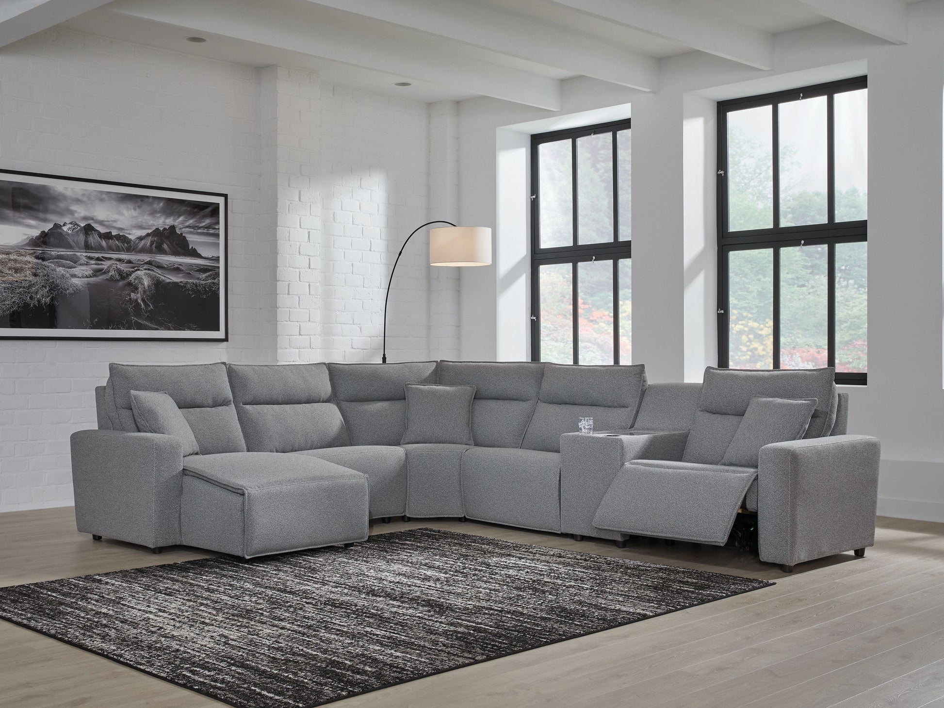 Modern Fabric Sectional
