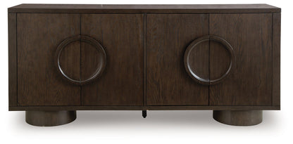 Veeda - Accent Cabinet - Dark Brown