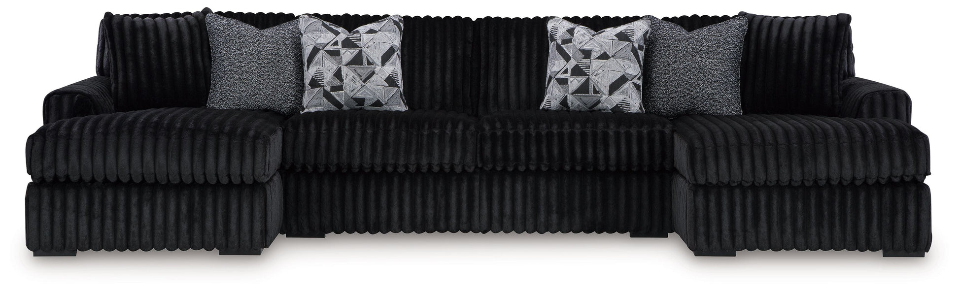 Modern Fabric 4 Piece Living Room Sets