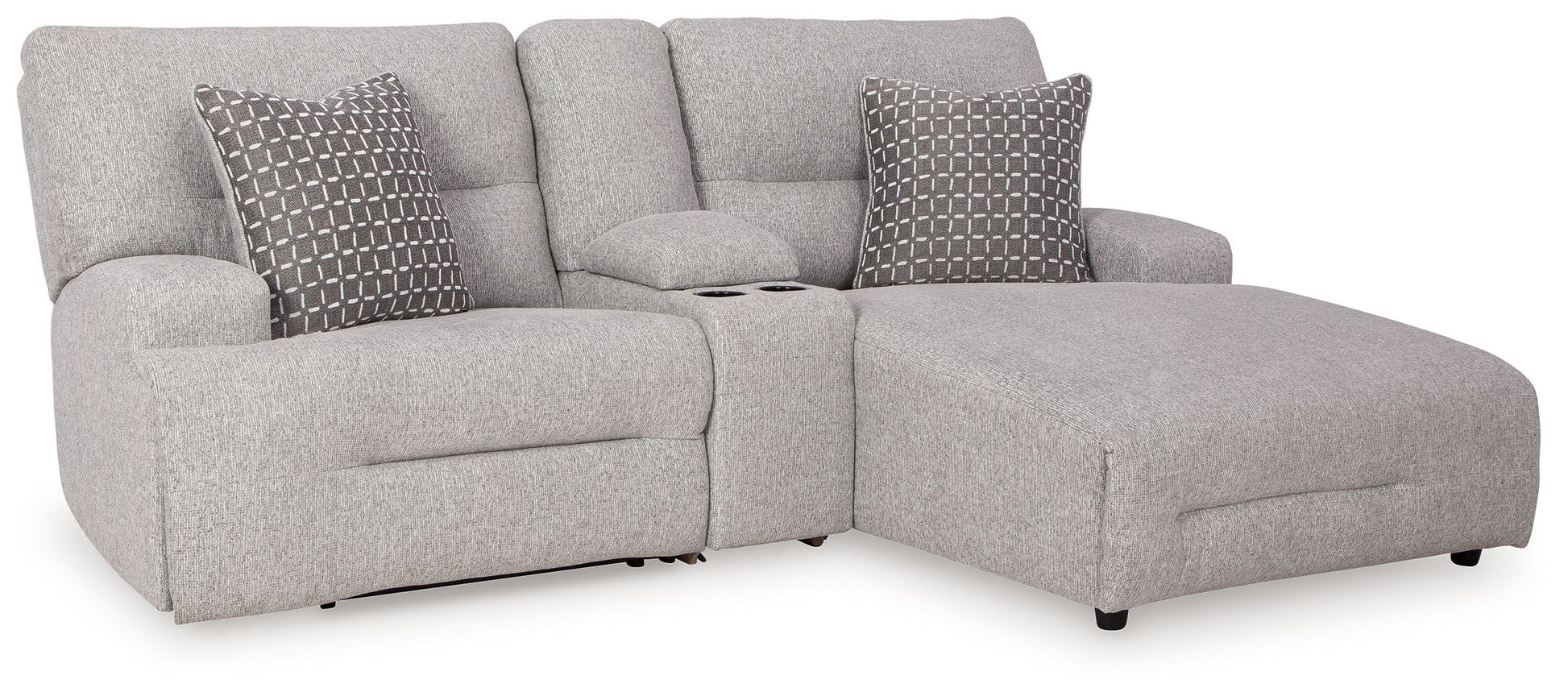 Modern Fabric 3-Piece 4 Piece Living Room Sets
