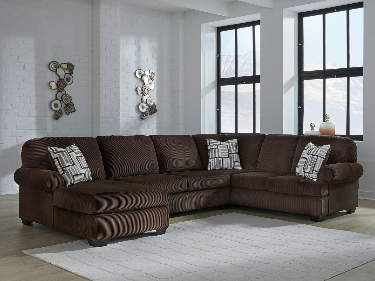 Kimlee Chocolate Sectional