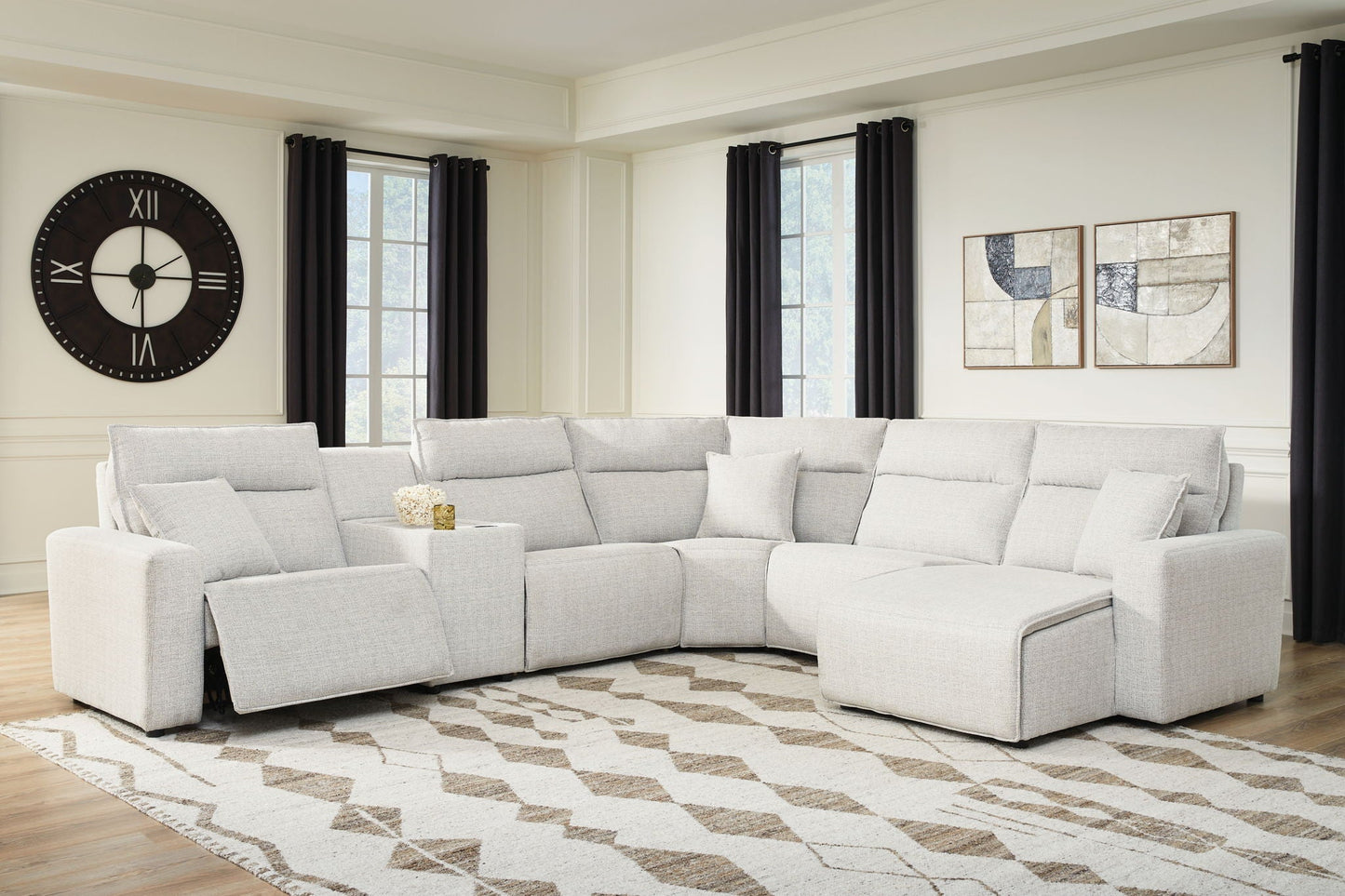 Modmax II - Reclining Sectional - Stone