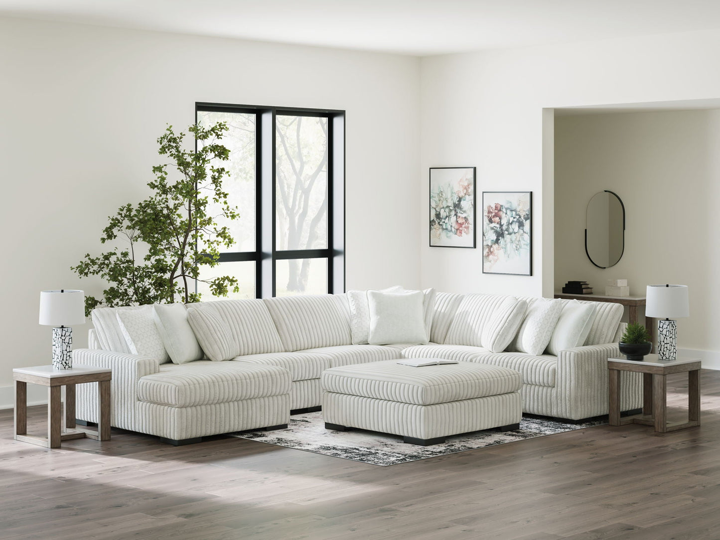 Modern Fabric Sectional