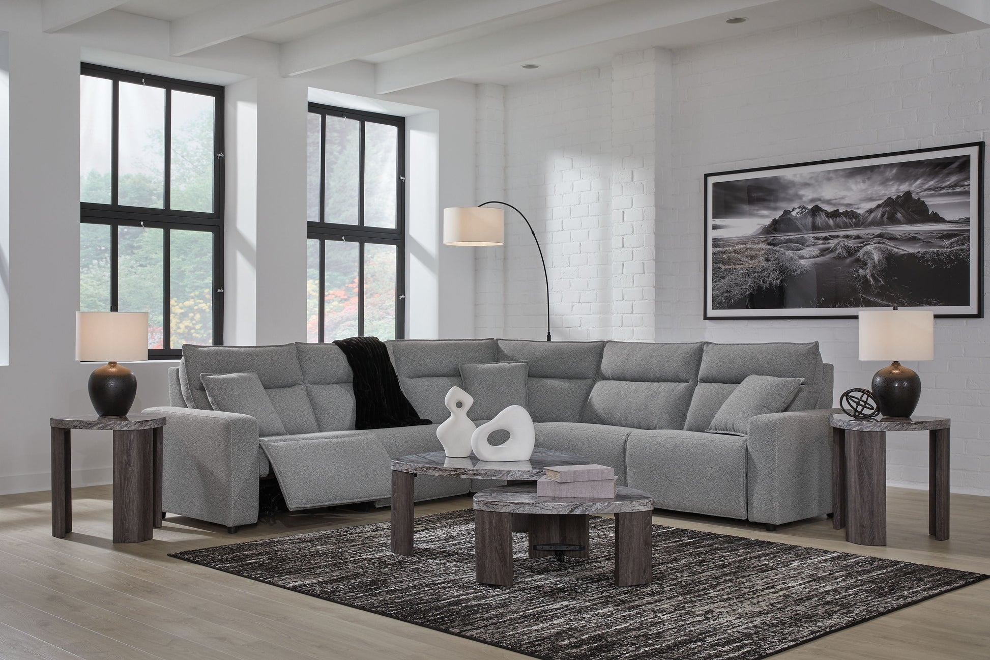 Modern Fabric Sectional