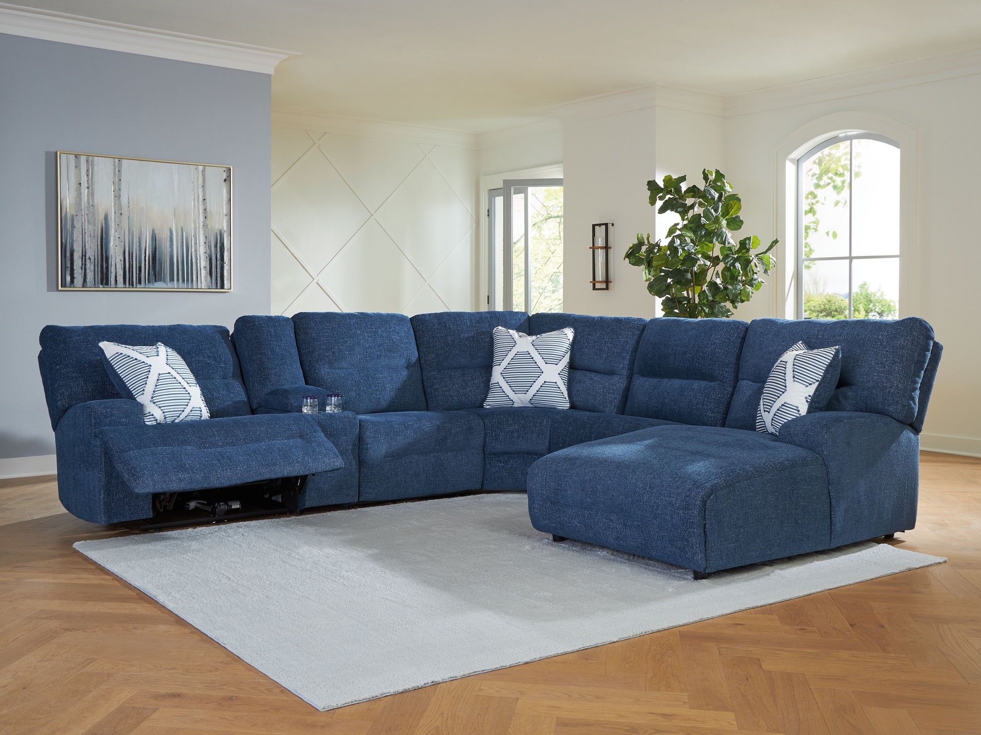 Modern Fabric Sectional
