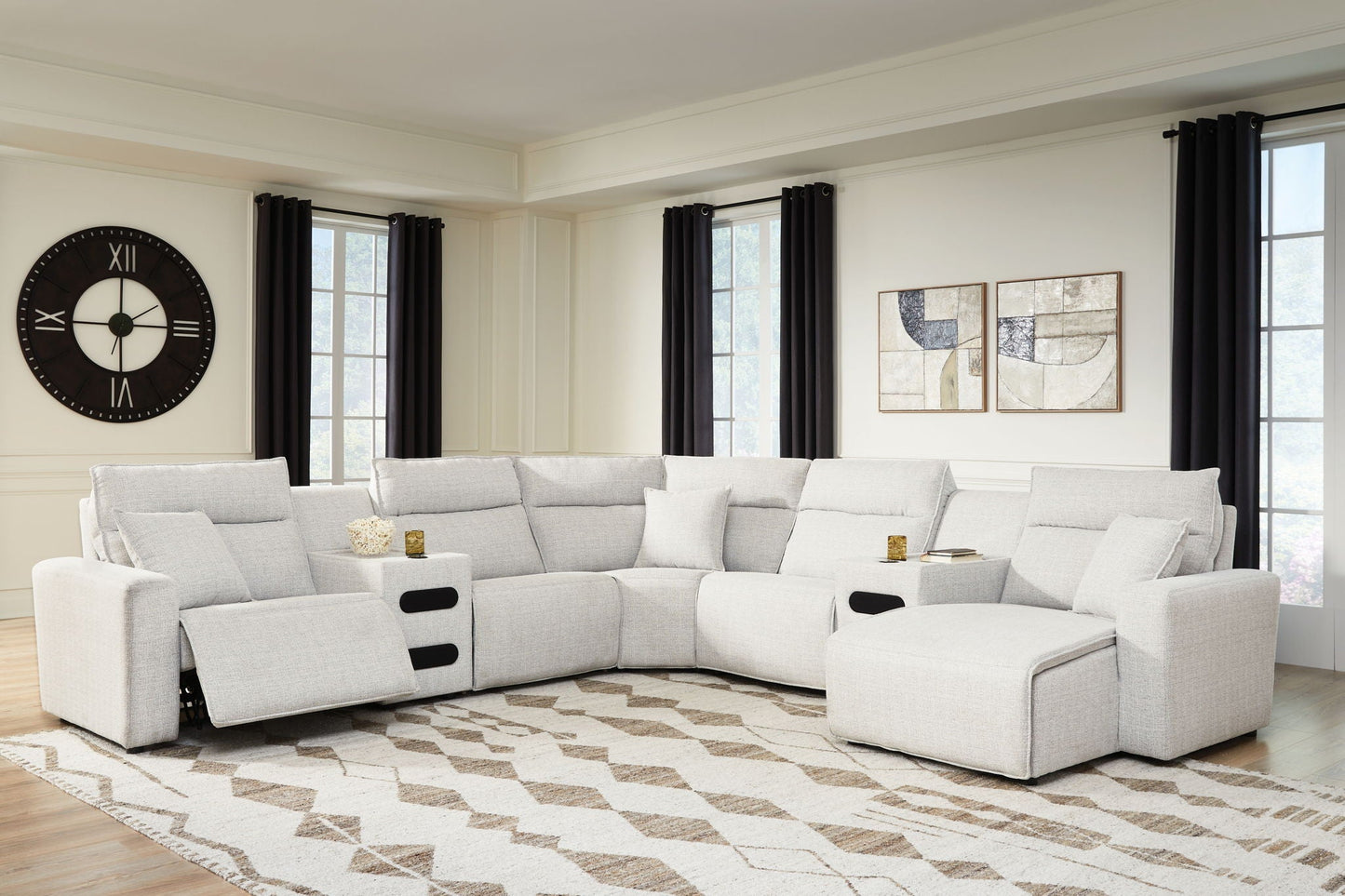 Modern Fabric Sectional