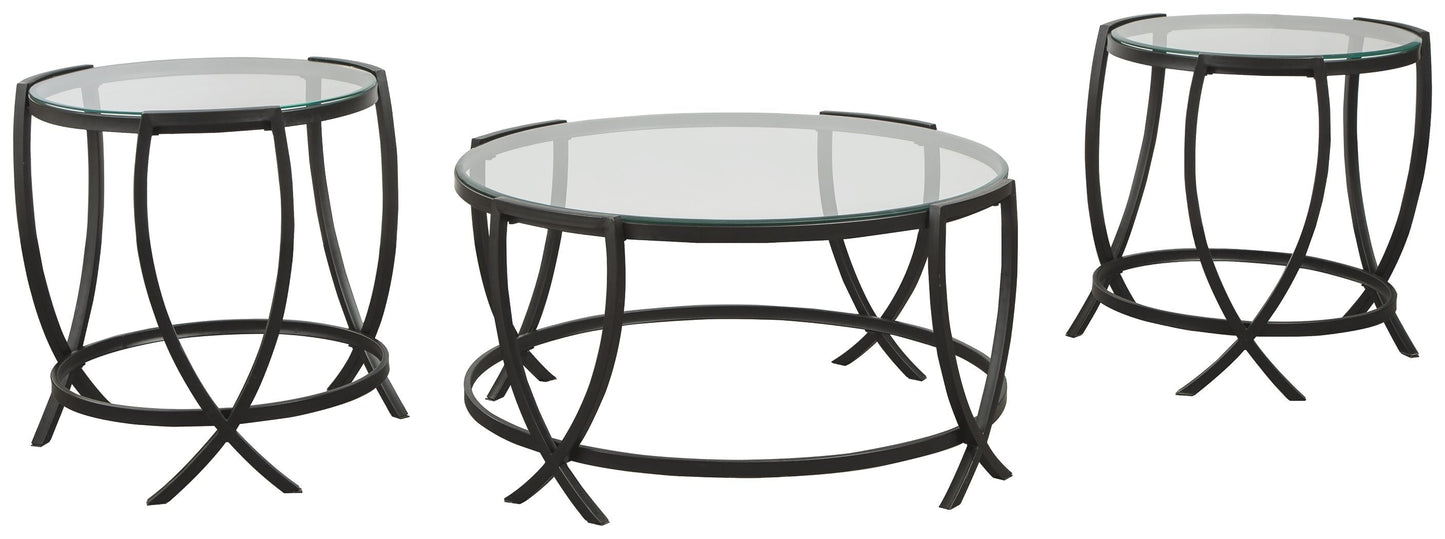 Tarrin - Occasional Table Set (Set of 3) - Black