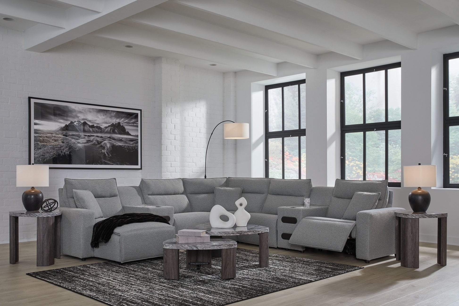Modern Fabric Sectional