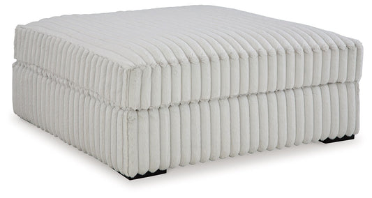 Stupendous - Oversized Accent Ottoman - Alloy