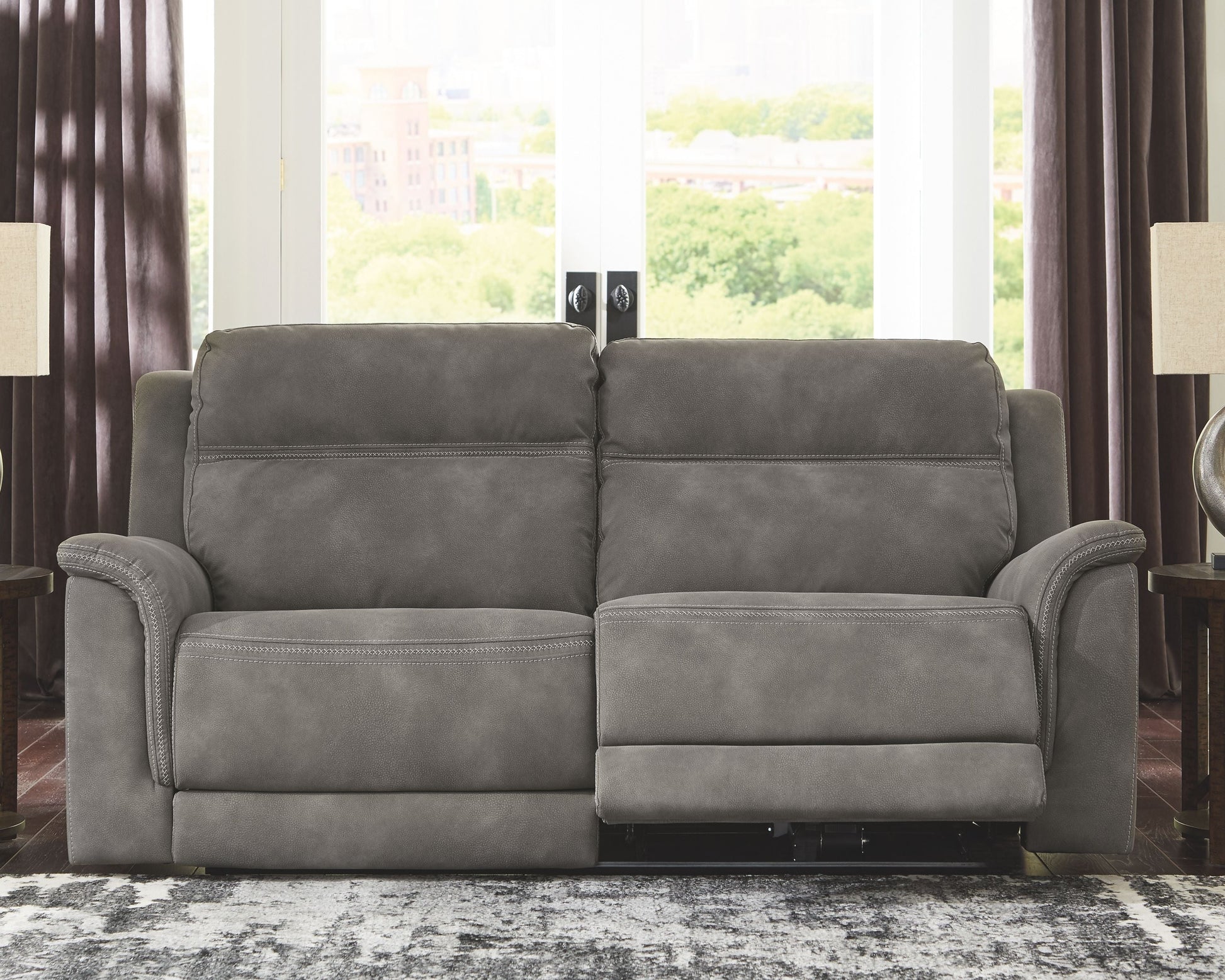 Modern Microfiber Sofa