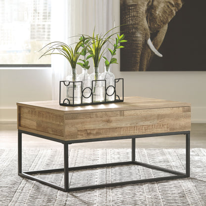 Gerdanet Natural - Lift Top Cocktail Table
