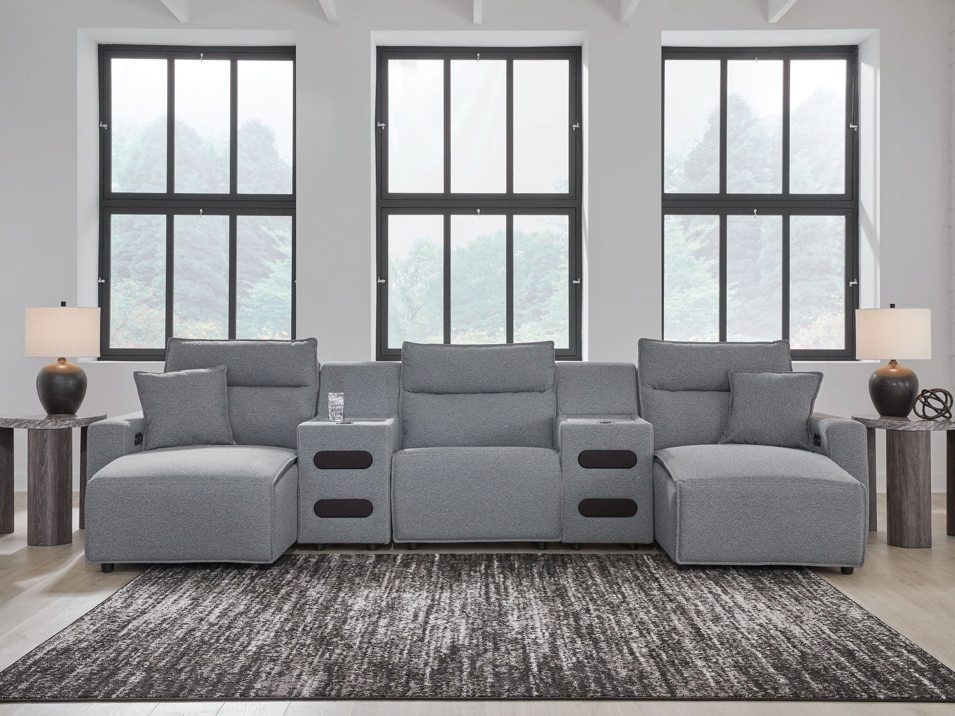 Modern Fabric Sectional
