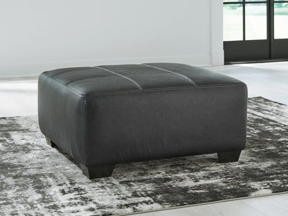 Brixley Pier - Oversized Accent Ottoman - Graphite