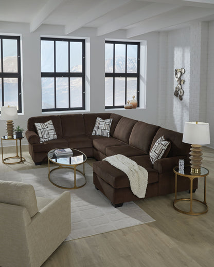 Kimlee Chocolate Sectional