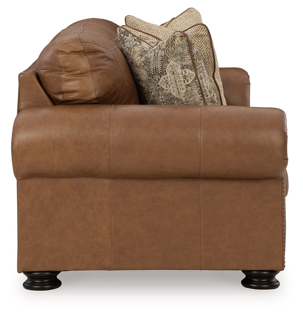 Traditional Leather Match Chair