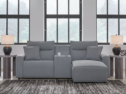 Modmax II - Reclining Sectional - Salt And Pepper