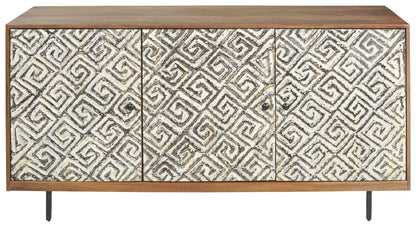 Kerrings - Accent Cabinet - Brown / Black / White