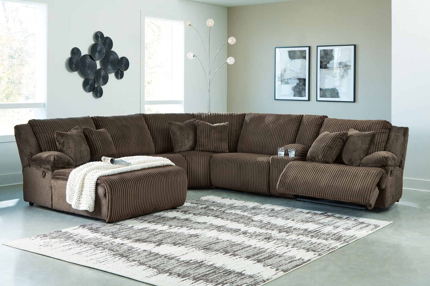 Top Tier Reclining Sectional