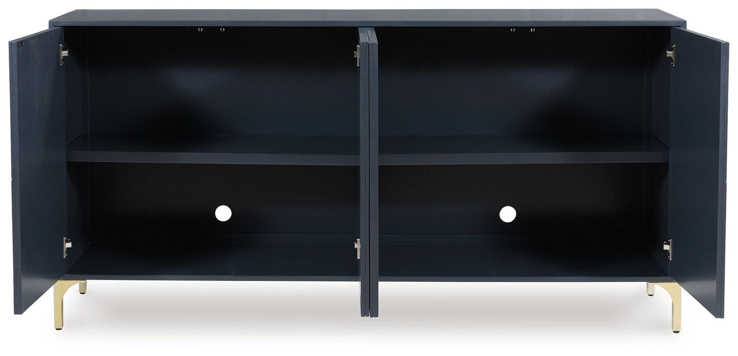 Loirwick - Accent Cabinet - Dark Blue