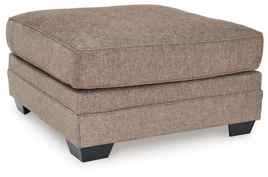 Cannonbrook - Oversized Accent Ottoman - Nutmeg
