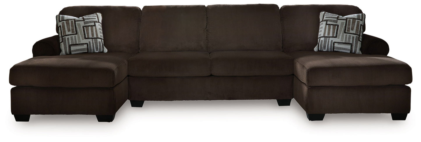 Kimlee Chocolate Sectional