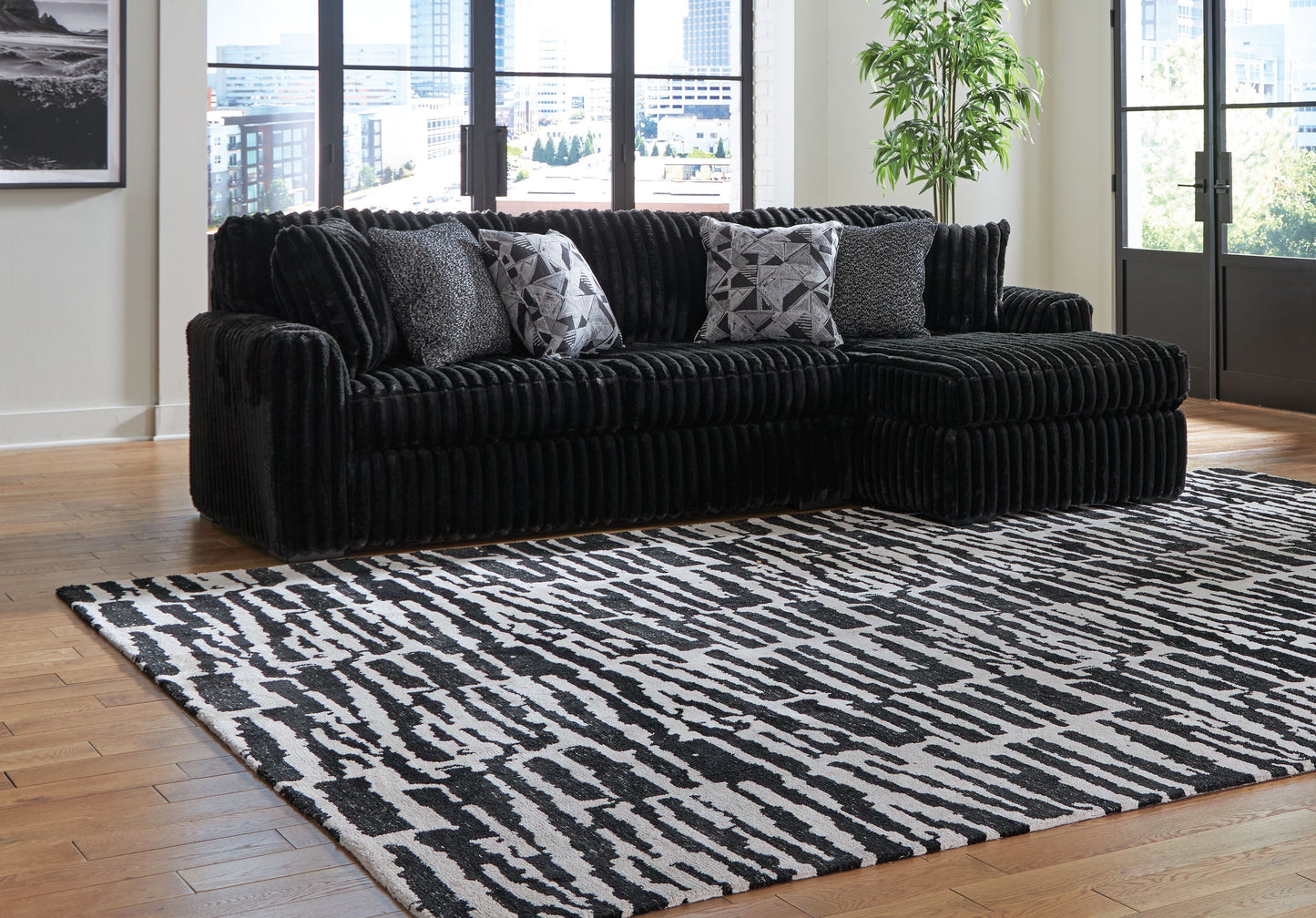 Modern Fabric 4 Piece Living Room Sets