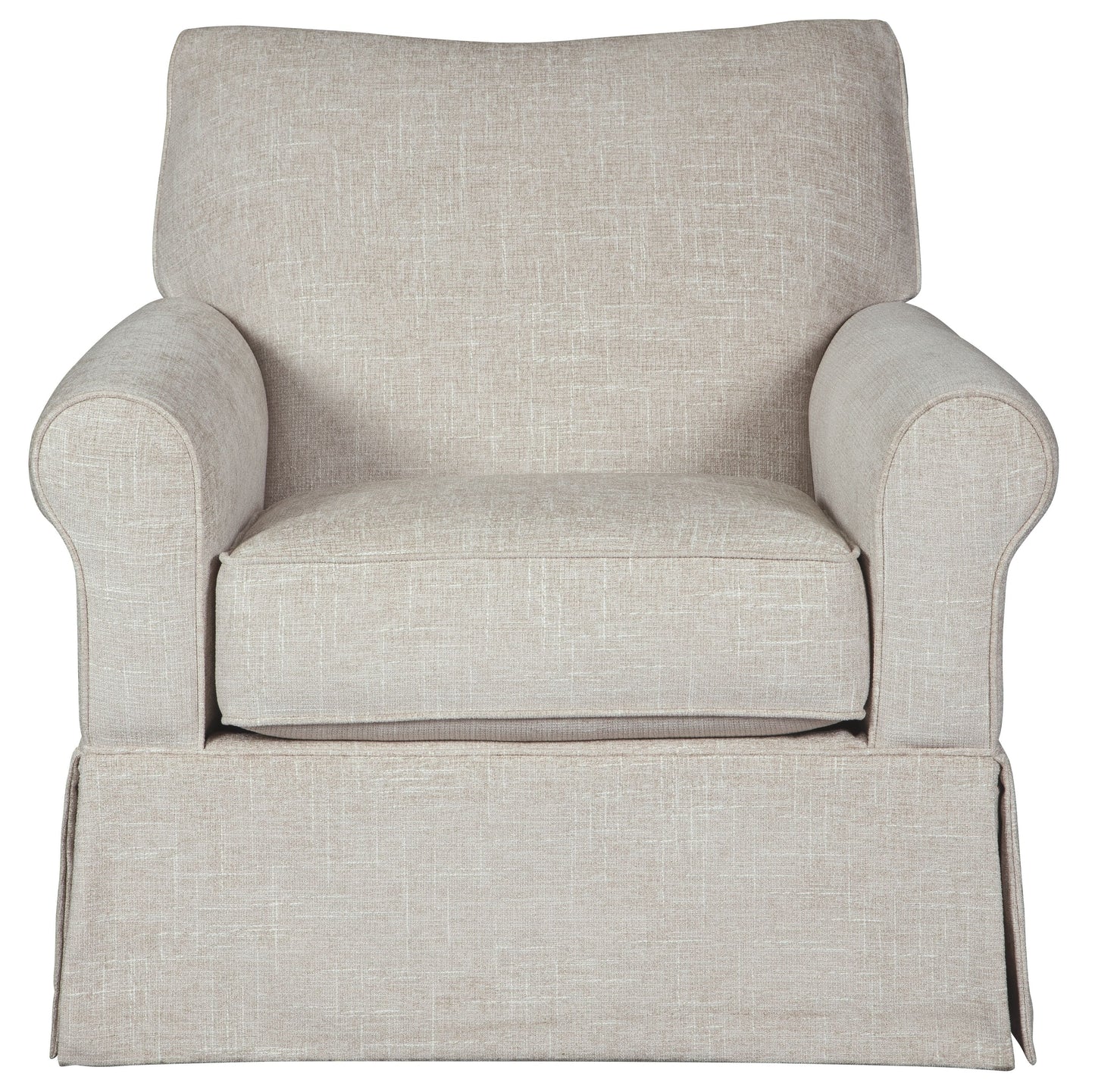 Searcy - Swivel Glider Accent Chair - Quartz