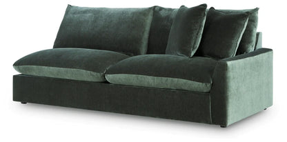 Carriage View - Jade - 3-Piece Sectional