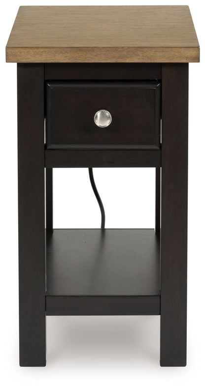 Drazmine - Chair Side End Table - Brown