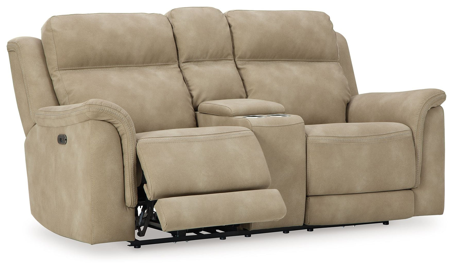 Modern Microfiber Loveseat
