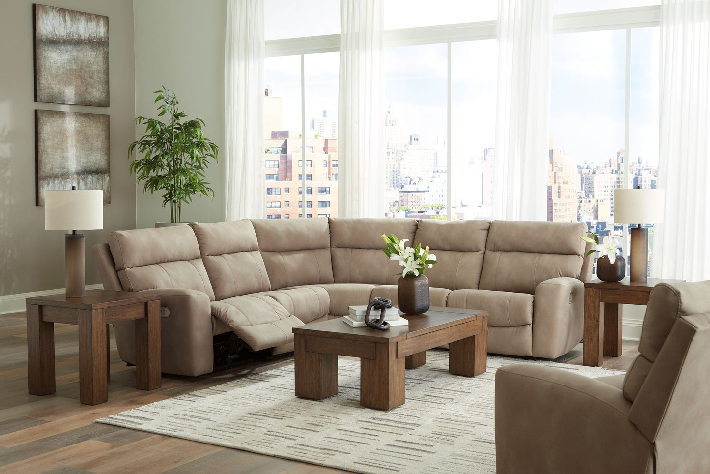 Next-Gen Durapella - Power Reclining Sectional Set