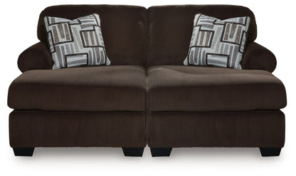 Kimlee Chocolate Sectional
